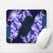 Tapis De Souris bleu fractal (Avec souris)