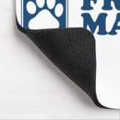 Tapis De Souris Bleu français de mastiff (Coin)