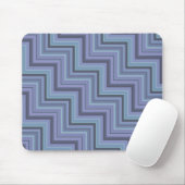 Tapis De Souris Bleu gris rayures motif (Avec souris)