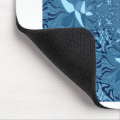 Tapis De Souris Bleu Iridescendant. (Coin)