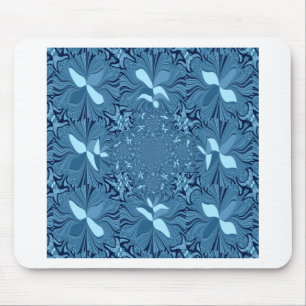 Tapis De Souris Bleu Iridescendant.