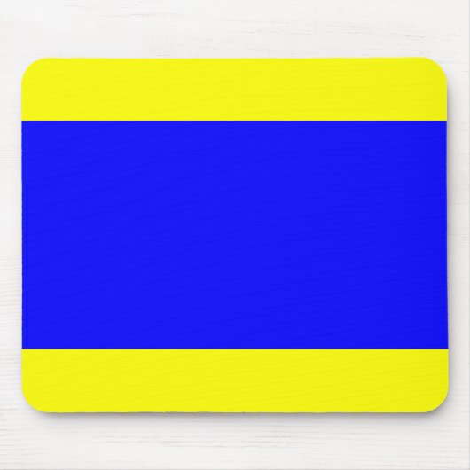 Tapis De Souris Bleu jaune Delta (Devant)
