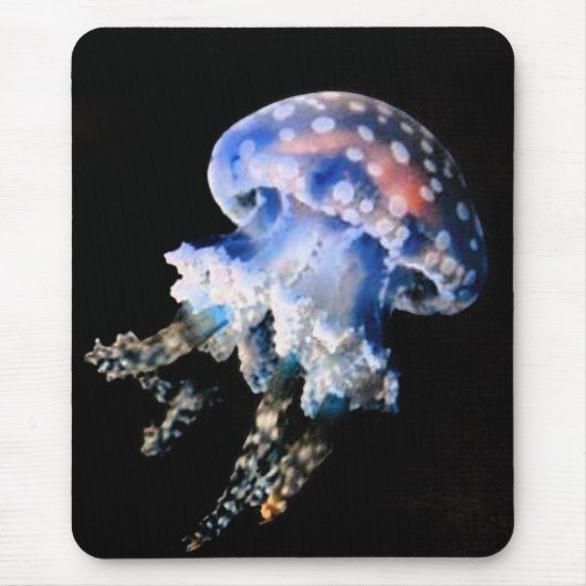Tapis De Souris Bleu Jellyfish Ordinateur Souris (Devant)