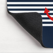 Tapis De Souris Bleu marine nautique (Coin)