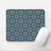 Tapis De Souris Bleu Motif oriental (Avec souris)