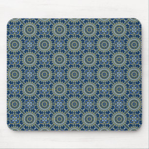 Tapis De Souris Bleu Motif oriental