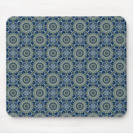 Tapis De Souris Bleu Motif oriental (Devant)