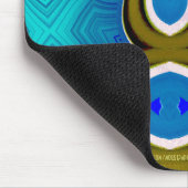 Tapis De Souris Bleu Mousepad de lapin (Coin)