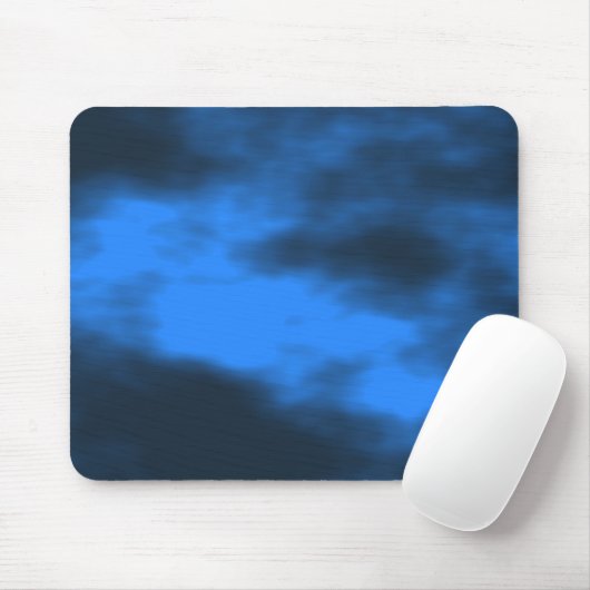 Tapis De Souris Bleu numérique abstrait (Avec souris)