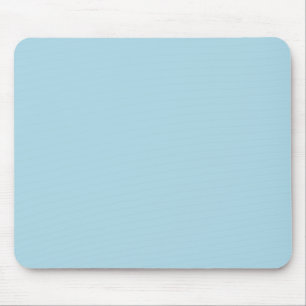 Tapis de souris bleu pâle doux pour espaces de tra