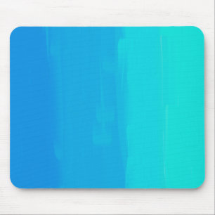 Tapis De Souris Bleu peint