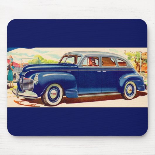 Tapis De Souris bleu Plymouth 1941 (Devant)