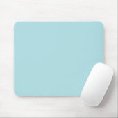 Tapis De Souris Bleu Poudre Uni Clair (Avec souris)