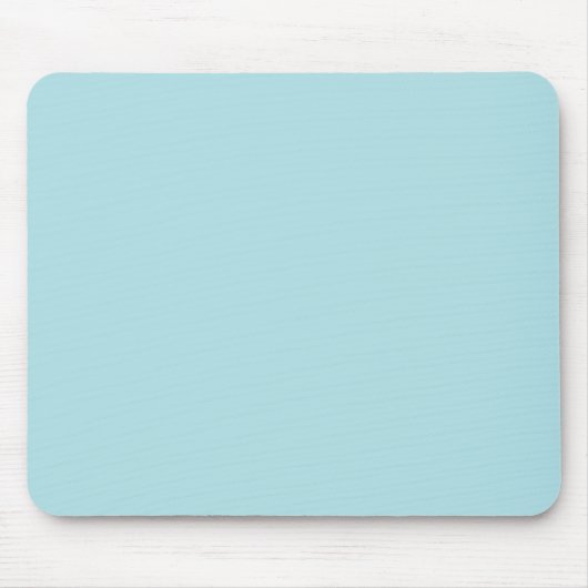 Tapis De Souris Bleu Poudre Uni Clair (Devant)
