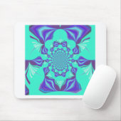 Tapis De Souris Bleu précieux (Avec souris)