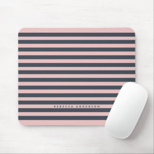 Tapis De Souris Bleu rose simple Petites pointes