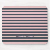Tapis De Souris Bleu rose simple Petites pointes (Devant)