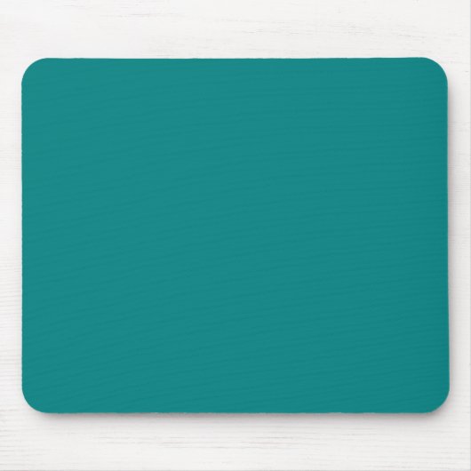Tapis De Souris Bleu sarcelle uni (Devant)
