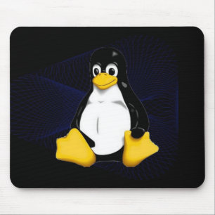 Tapis De Souris Bleu Sobel de TUX