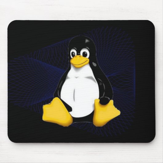 Tapis De Souris Bleu Sobel de TUX (Devant)