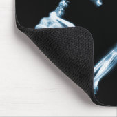 TAPIS DE SOURIS BLEU SQUELETTIQUE DE PERÇAGE DE CONSTRUCTION DE (Coin)