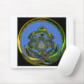 Tapis De Souris Bleu traditionnel (Avec souris)