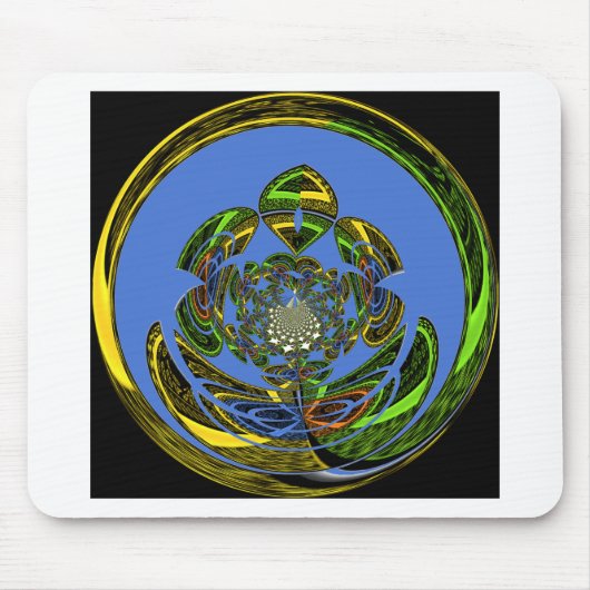 Tapis De Souris Bleu traditionnel (Devant)