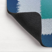 Tapis De Souris bleu turquoise gris ex pastel (Coin)