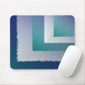 Tapis De Souris bleu turquoise gris ex pastel (Avec souris)