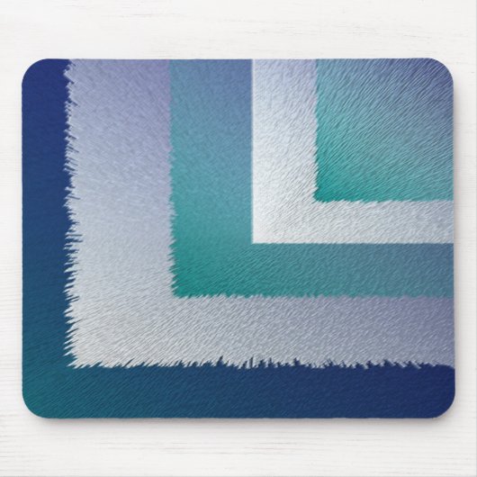 Tapis De Souris bleu turquoise gris ex pastel (Devant)