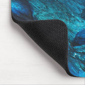 Tapis De Souris Bleu Turquouise Parties scintillant pointe (Coin)