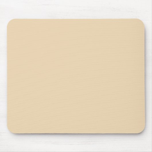 Tapis De Souris Bleu uni couleur sable clair beige blanc (Devant)