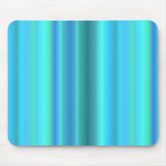 Tapis De Souris Bleu Vert arc-en-ciel rayures (Devant)