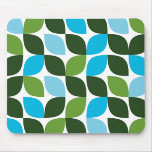 Tapis De Souris Bleu, vert, cool, tendance, nature moderne abstrai