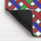 Tapis De Souris Bleu, vert et rouge céleste noeuds (Coin)