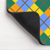 Tapis De Souris Bleu Vert Jaune Orange (Coin)