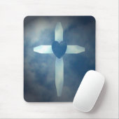 Tapis De Souris Bleu vrai (Avec souris)