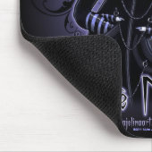 Tapis De Souris Bleus gothiques de "Mina" me mordent vampire Fae (Coin)