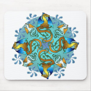 Tapis De Souris Bleus Mousepad de Bornholm