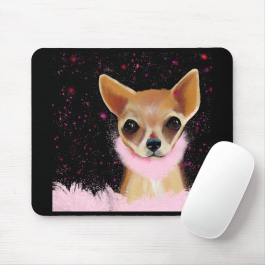 Tapis De Souris Bling Chihuahua (Avec souris)