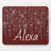 Tapis De Souris Bling en pierre avec nom Souris Pad (Devant)
