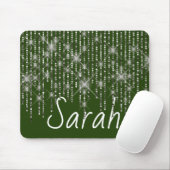 Tapis De Souris Bling en pierre avec nom Souris Pad (Avec souris)