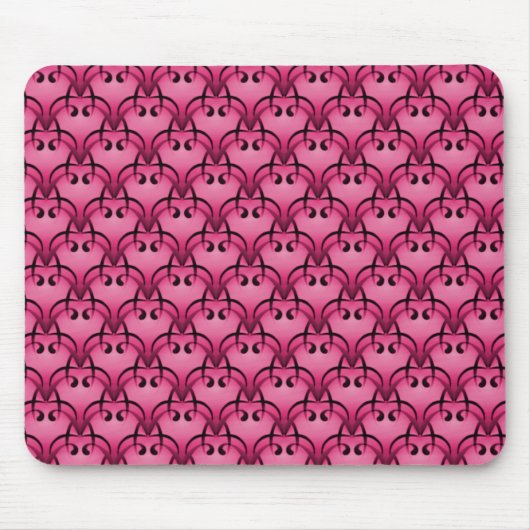 Tapis De Souris Bliss Mousepad rose vif (Devant)