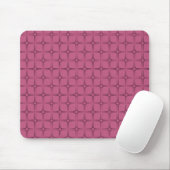 Tapis De Souris Bliss Rétro Mousepad, Rose (Avec souris)