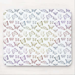 Tapis De Souris Blisser papillons aquarelle