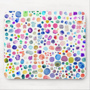 Tapis De Souris Blobs aquarelle
