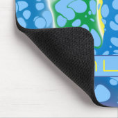 Tapis De Souris Blobs colorés (Coin)