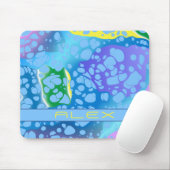 Tapis De Souris Blobs colorés (Avec souris)