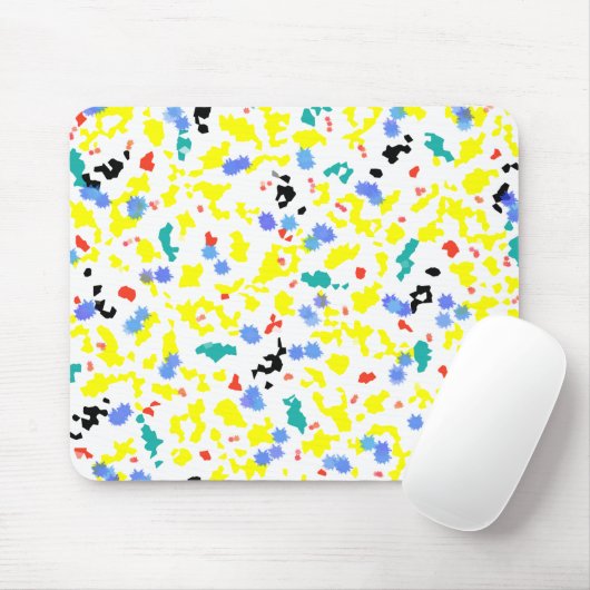 Tapis De Souris Blobs colorés (Avec souris)