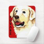 Tapis De Souris Bloc couleur Kuvasz (Avec souris)